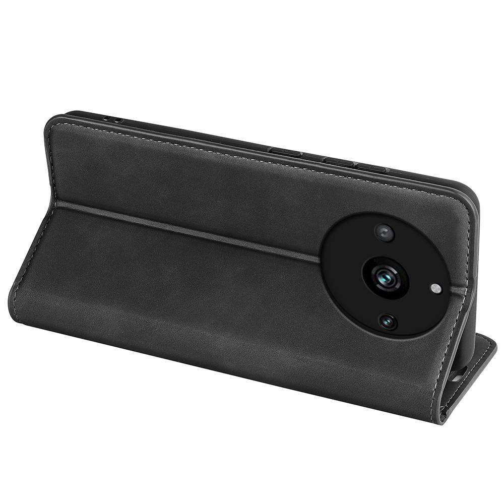 Phone Case for Realme 11 Pro 5G/11 Pro+ 5G,PU Leather Skin-touch Wallet Stand Phone Cover