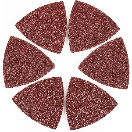 Coceca Mouse Detail Sander Sandpaper Sanding Paper Assorted Sanding Pads 40 80 120 180 240 Grits (50pcs Mouse Sandpaper)