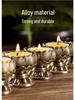 Lotus Metal Candle Holder for Buddha Altar or Home Offering