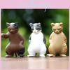 Social Cat Collectible Pvc Figurine Blind Box Expressive Design Desktop Decor Gift For Office Display