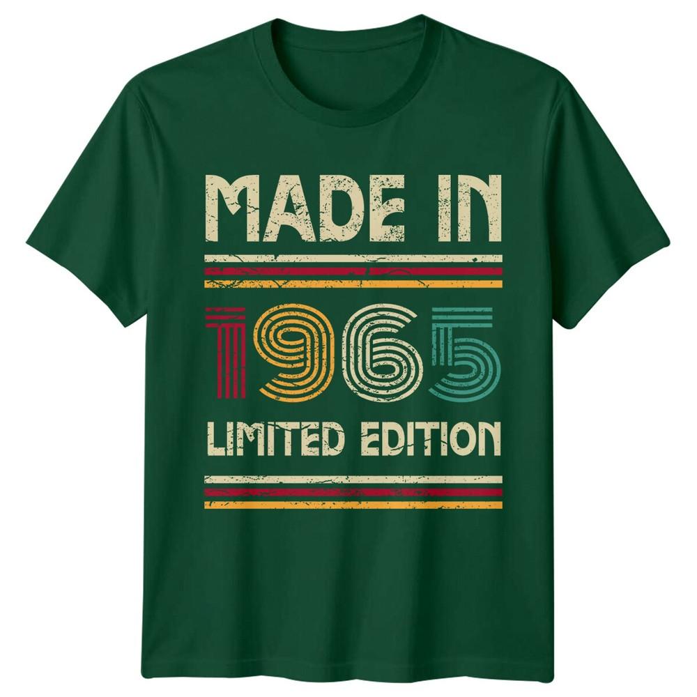 Made In 1965 Limited Edition Unisexs T Shirt 61st Birthday Gift S