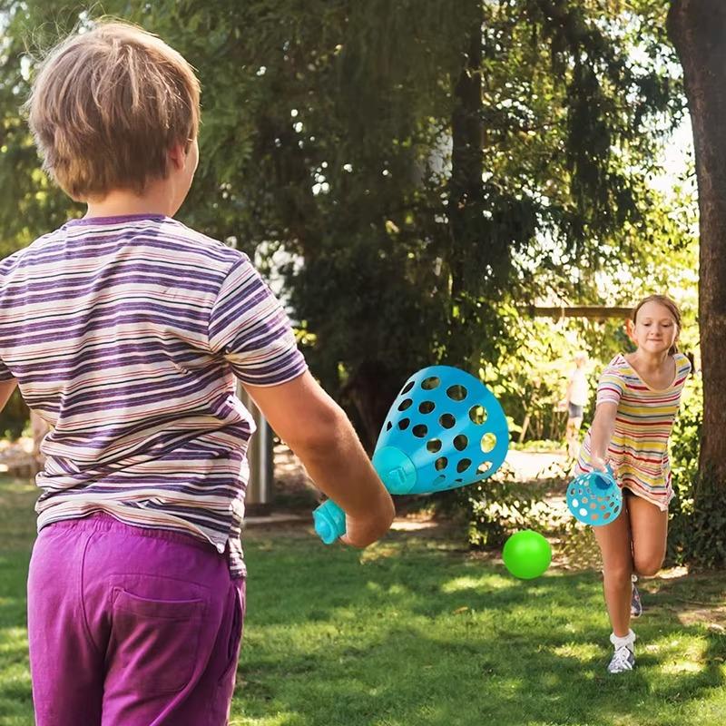 Giocattoli Sportivi per Bambini Lancio e Presa Palla Palle Appiccicose Giocattolo Estivo per Esterno Spiaggia Gioco Multigiocatore Interazione Genitore-Figlio Regali TMZ