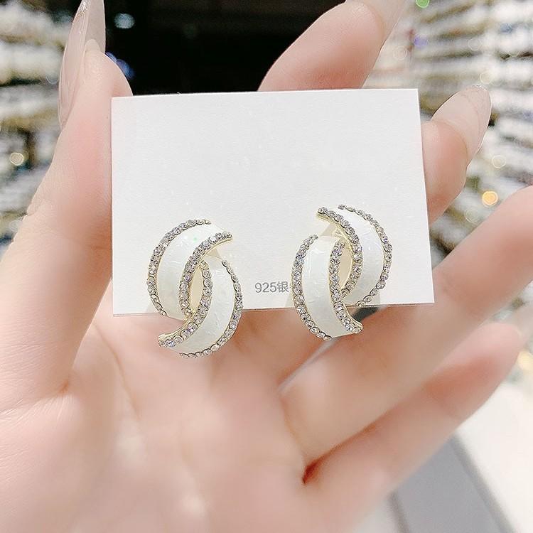 Fashionable Geometric Earrings for Women, Trendy Ins, French Elegant Earrings, Elegant Temperament, High-end Earrings