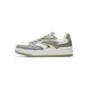 982 Synthetic Leather Wear Resistant And Lightweight Low Top Skateboard Shoes Men's White Gray Green 112548066-4