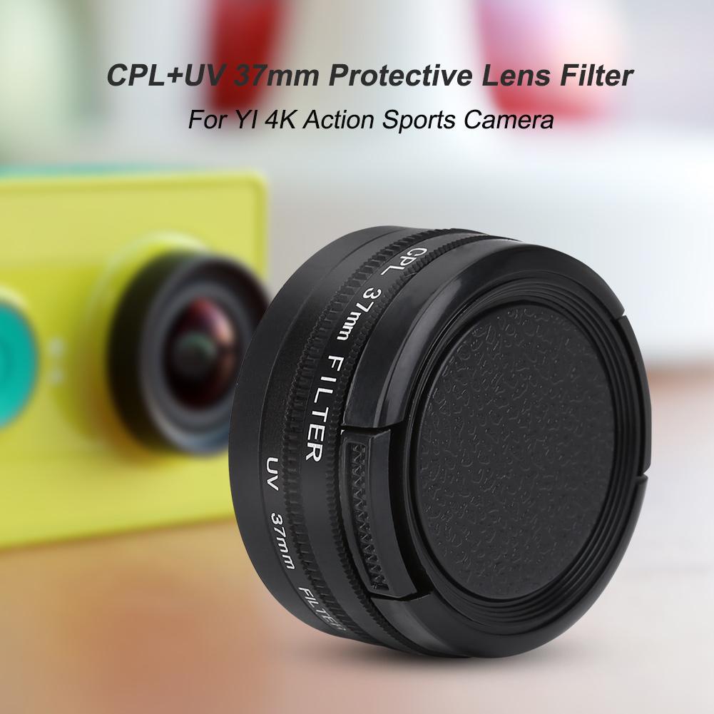 CPl UV 37mm Protective Lens Filter for YI 4K Action Sports Camera