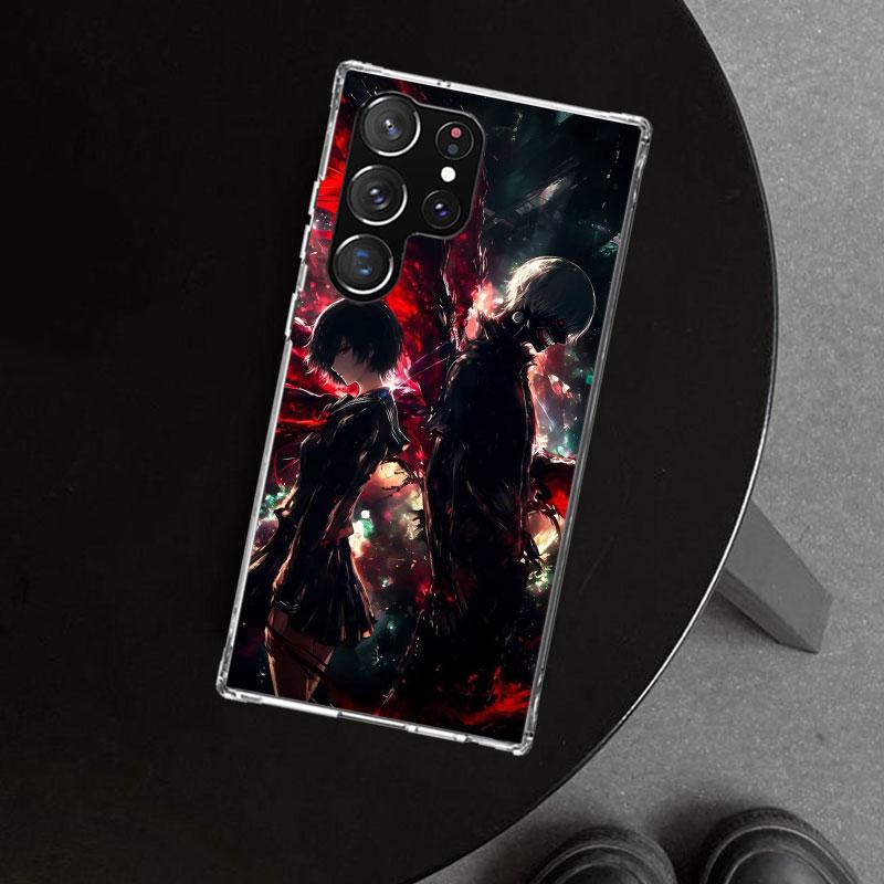 Ghoul Tokyo Touka Kirishima Phone Case Cover for Samsung Galaxy S26 S25 Edge S24 S23 Ultra S22 Plus S21 FE S20 + Art Customized