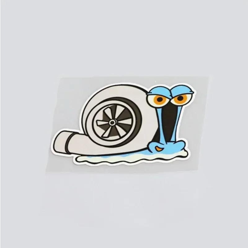 NEW Classic Design Funny PSSHH Snail Turbo Stickers Vinyl Motorcross CarDecal Reflec Racing Stickers Decorate Creativ