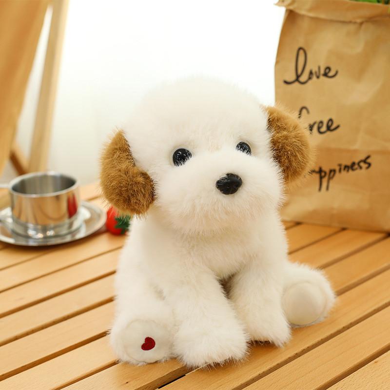 Cartoon Dog Plush Toy For Kids With Pp Cotton Filling Sit Worryfree Night Sleep Gift For Children