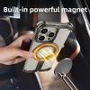 Oatsbasf Minimalist Phone Case for iPhone 16 Pro Max with Ring 360° Rotatable Magnetic Kickstand Metal Frameless Bumper Cover