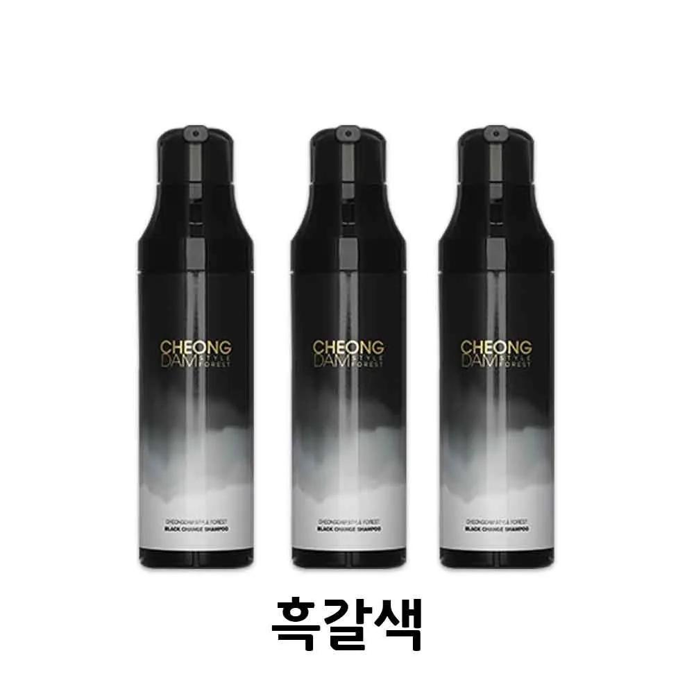 

CHEONG DAM Forest Black Change Hair Dye Shampoo Dark Brown 3 Packs
