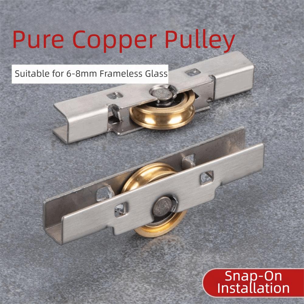 Role Fereastră Scripete Oțel Inoxidabil Sticlă Ușă Glisantă Scripete Scripete Ușă Sticlă Fără Ramă