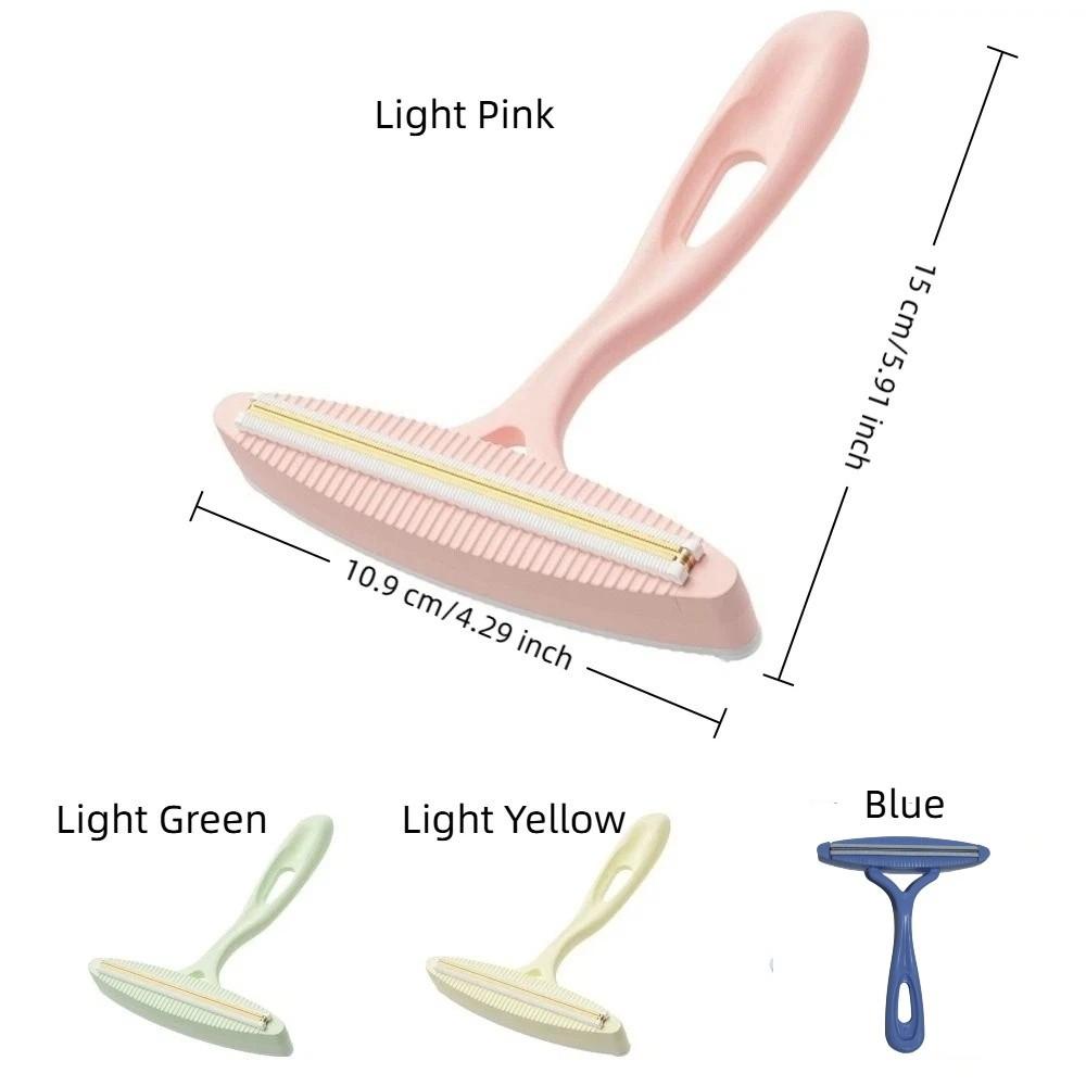 Manual Clothing Scraper Portable Pet Hair Remover Lint Remover Cleaning Lint Brush  Upholstery Care