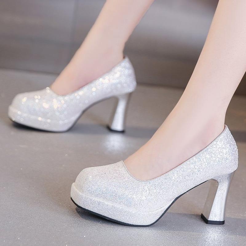 2026 Heels Women Pumps Shoes Platform Wedding Office Party Shoes Woman Sexy High Heels Wedding Shoes Ladies