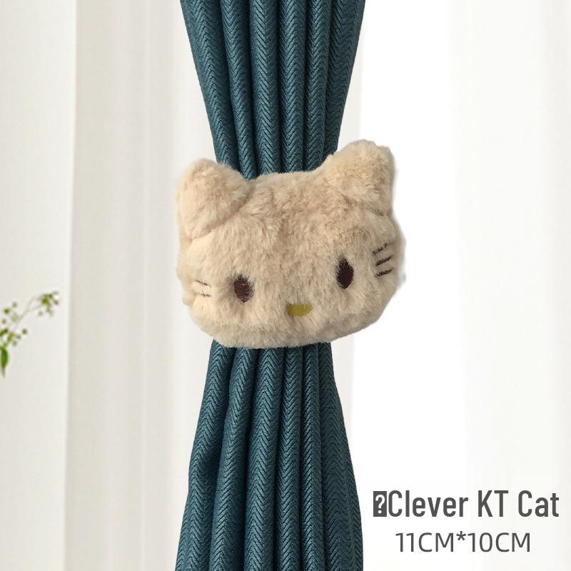 Kreskówkowe pluszowe podwiązki do zasłon do pokojów dziecięcych