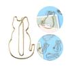 12 Pcs Clip Cat Shaped Unique Stylish MultiFunction Thickened Paper Clip 3x2cm