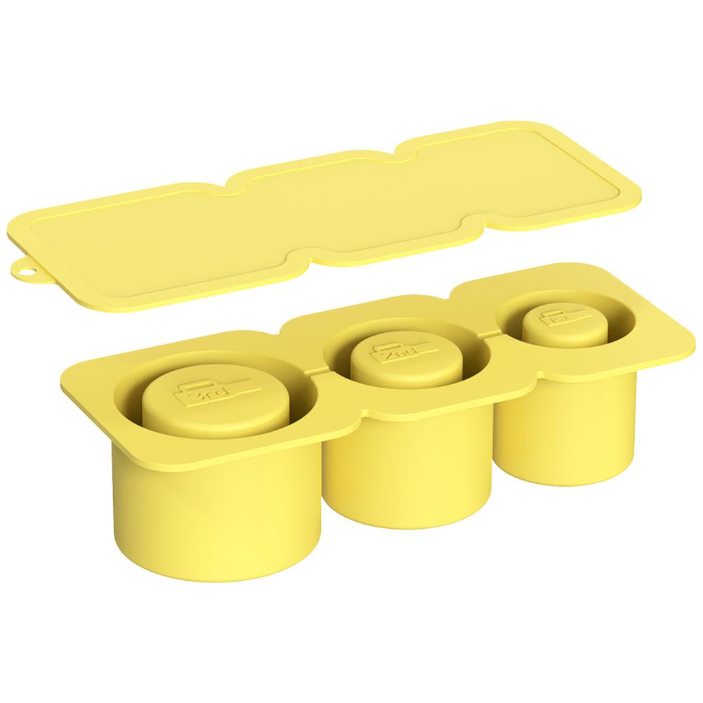 Large Ice Cube Tray for Freezer Ice Drink Juice Whiskey Cocktail Ice Cube Tray with Lid Silicone Easy Fill and Release Ice Maker