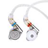 Transmisor de radiofrecuencia TA1 (1BA+1DD) Auriculares HiFi híbridos de metal (TA1-Plata)