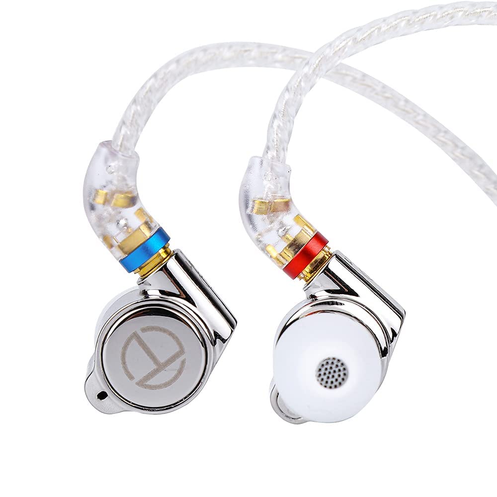 

ТРН ТА1 (1БА+1ДД) Гибридные металлические наушники HiFi (TA1-Серебро)