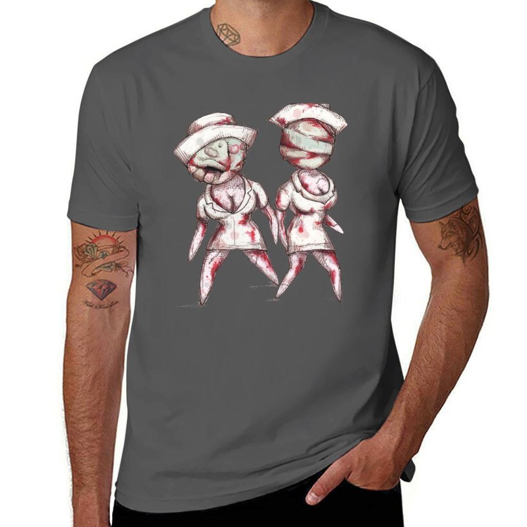 Silent Plushies TShirt Trendy Print Short Sleeve TShirt
