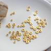 Handmade Sand Gold Spacer Bead Bracelet Necklace DIY Jewelry