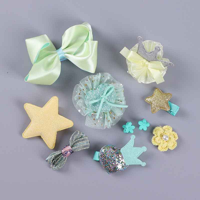 10 шт. Поступление набор аксессуаров для волос сладкие заколки для ...