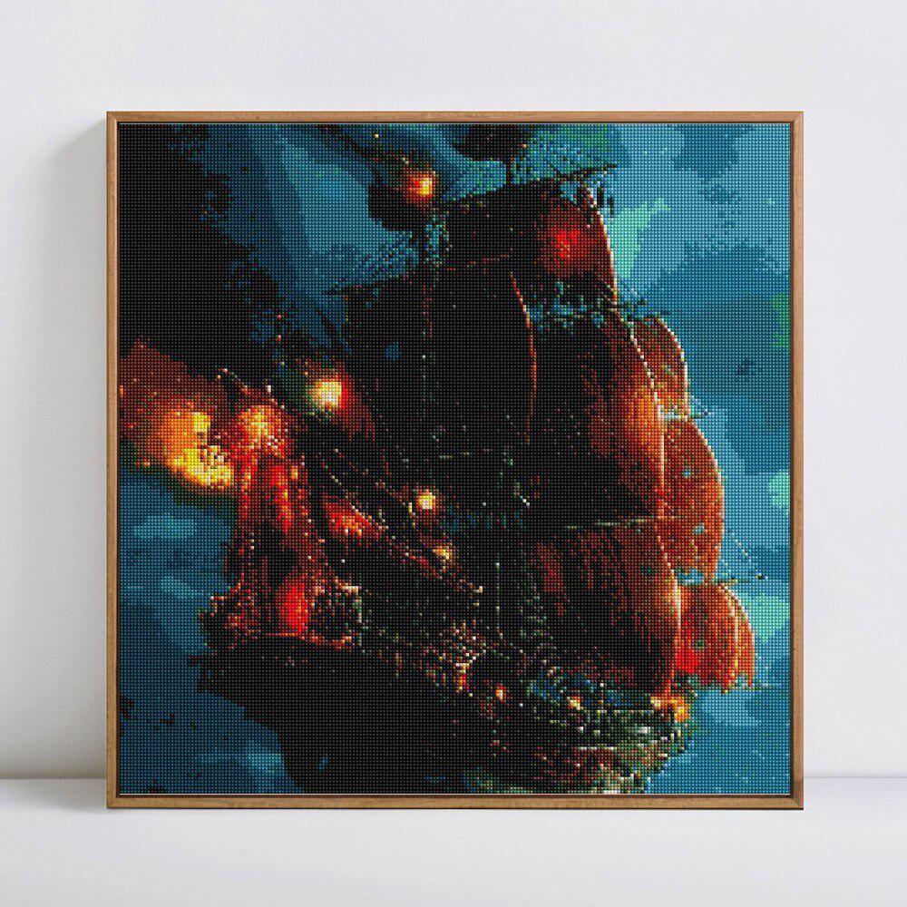 5D DIY Diamond Painting Scenic Sailboat Full Round Rhinestones Picture Diamond Embroidery Diamond