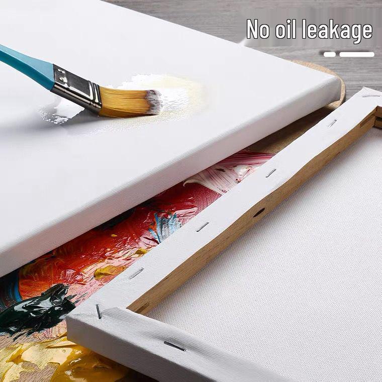 Pânză Acrilică Ulei cu Cadru Interior din Lemn Masiv - In Pur Bumbac pentru Pictură în Ulei