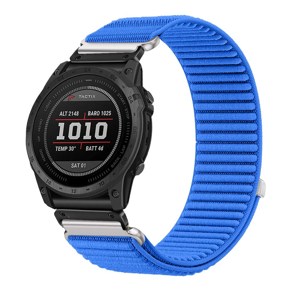22mm 26mm Nylon Quick Release Loop Strap for Garmin Fenix 8 7X 7XPro Fenix 6X 6 5X 5Plus Tactix7 Forerunner965 955 Enduro 3 Band
