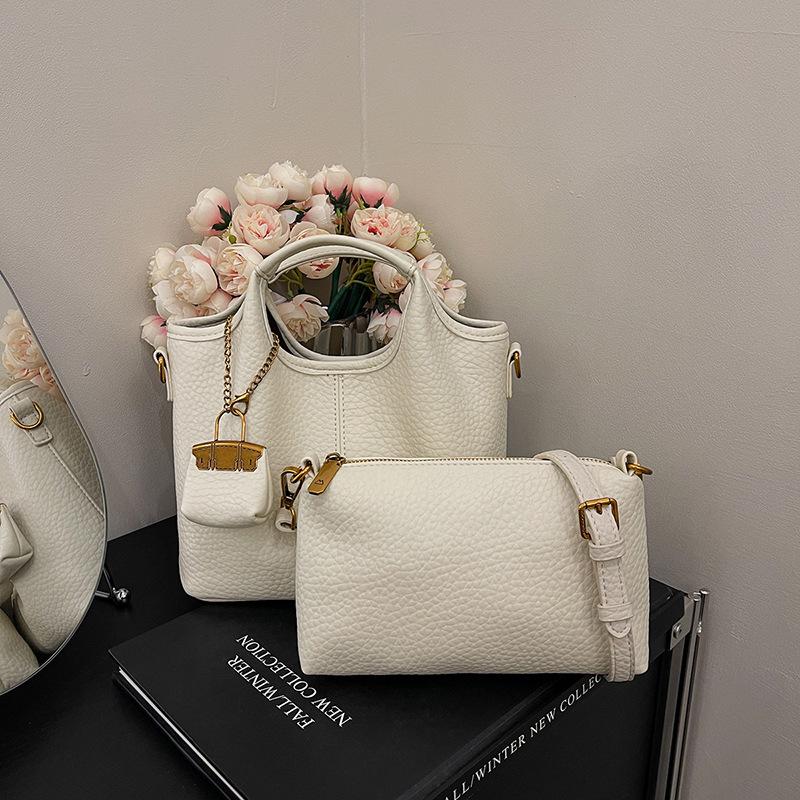 Summer New Women's Bags, Fashionable Soft-sided Shopping Bags, Portable Shoulder Oblique Span Bags, Child and Mother Bags