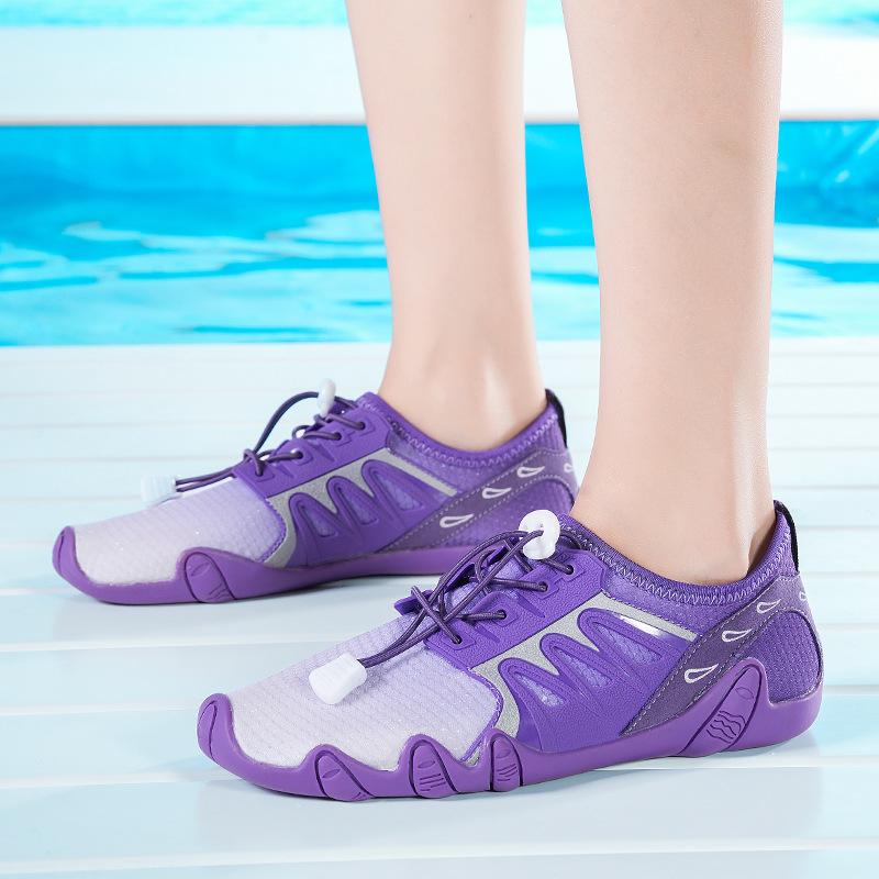 Outdoor Women's Beach Shoes Swimming Diving Non-slip Creek Shoes Five-finger Hiking Fitness Shoes Soft Sole Quick Drying