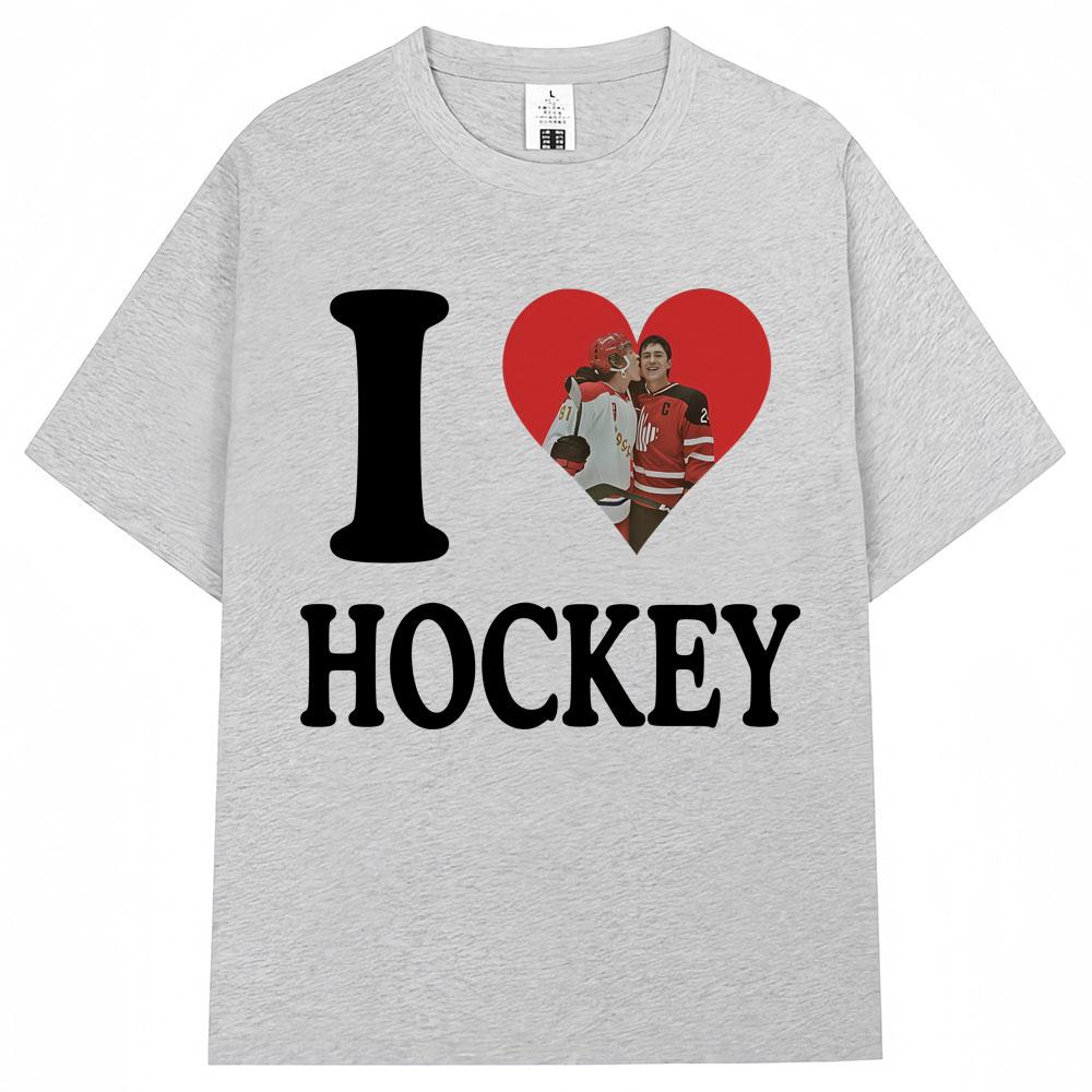 

Heated Rivalry I Love Hockry T Shirts Llya Rozanov Unisex Women Fashion Vintage Tshirt Oversized 100 Cotton Tshirts Streetwear 4XL