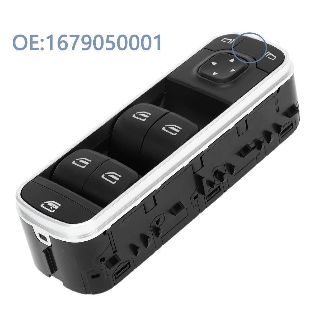 For Mercedes-Benz W463 W177 A-CLASS 2018- B-CLASS W247 Electric Master Window Control Switch Button 1679050001 1679050101 Without Fold Button