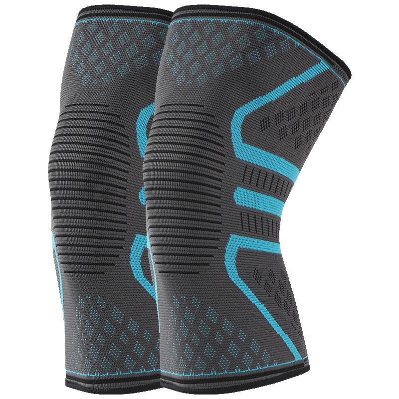 Genouillères de sport, basketball, badminton, fitness, équipement de protection cycliste chaud pour hommes, genouillères en nylon pour femmes en gros transfrontalier