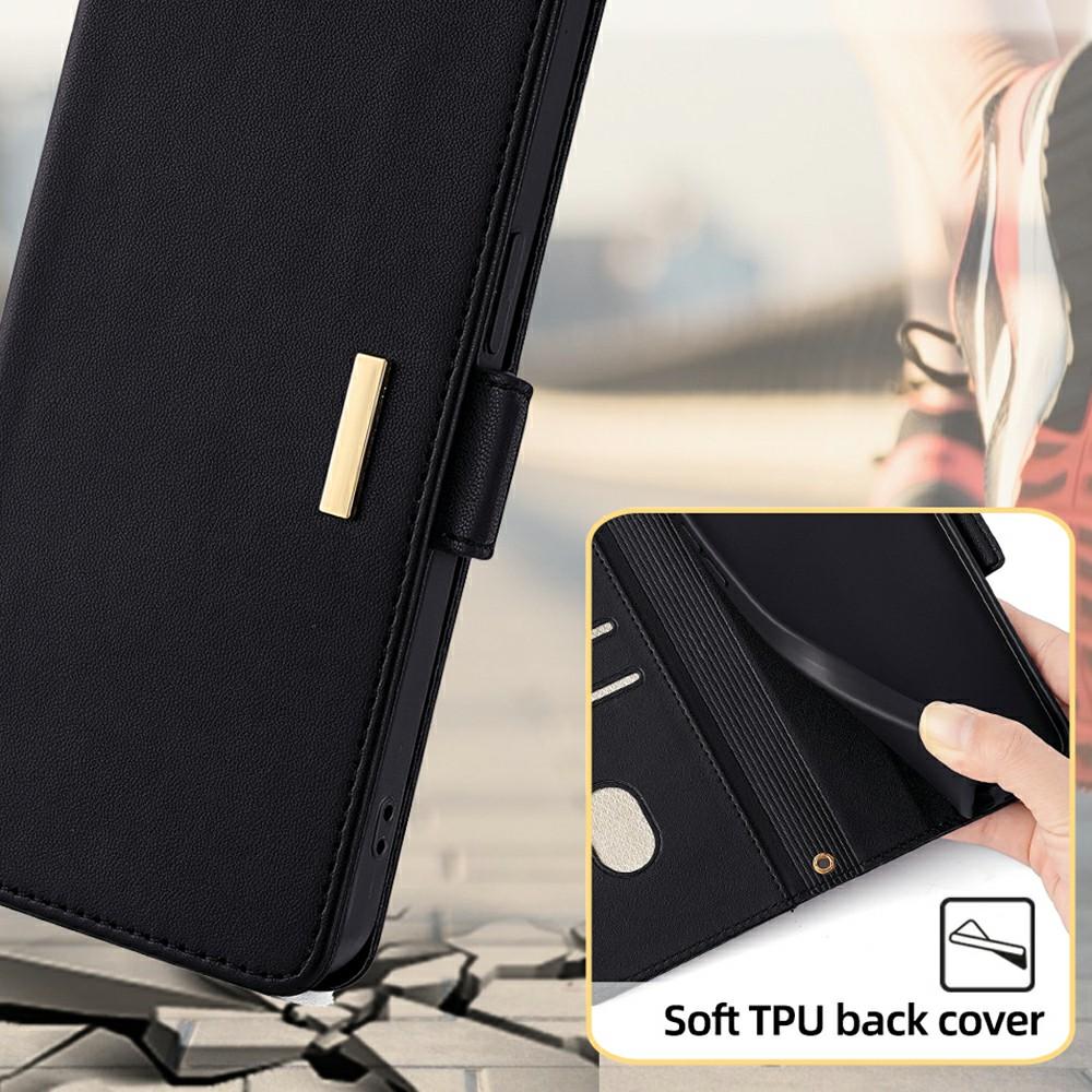 Für Motorola Moto G85 5G/S50 Neo 5G Hülle PU Leder Brieftasche Ständer Handyhülle mit Umhängegurt