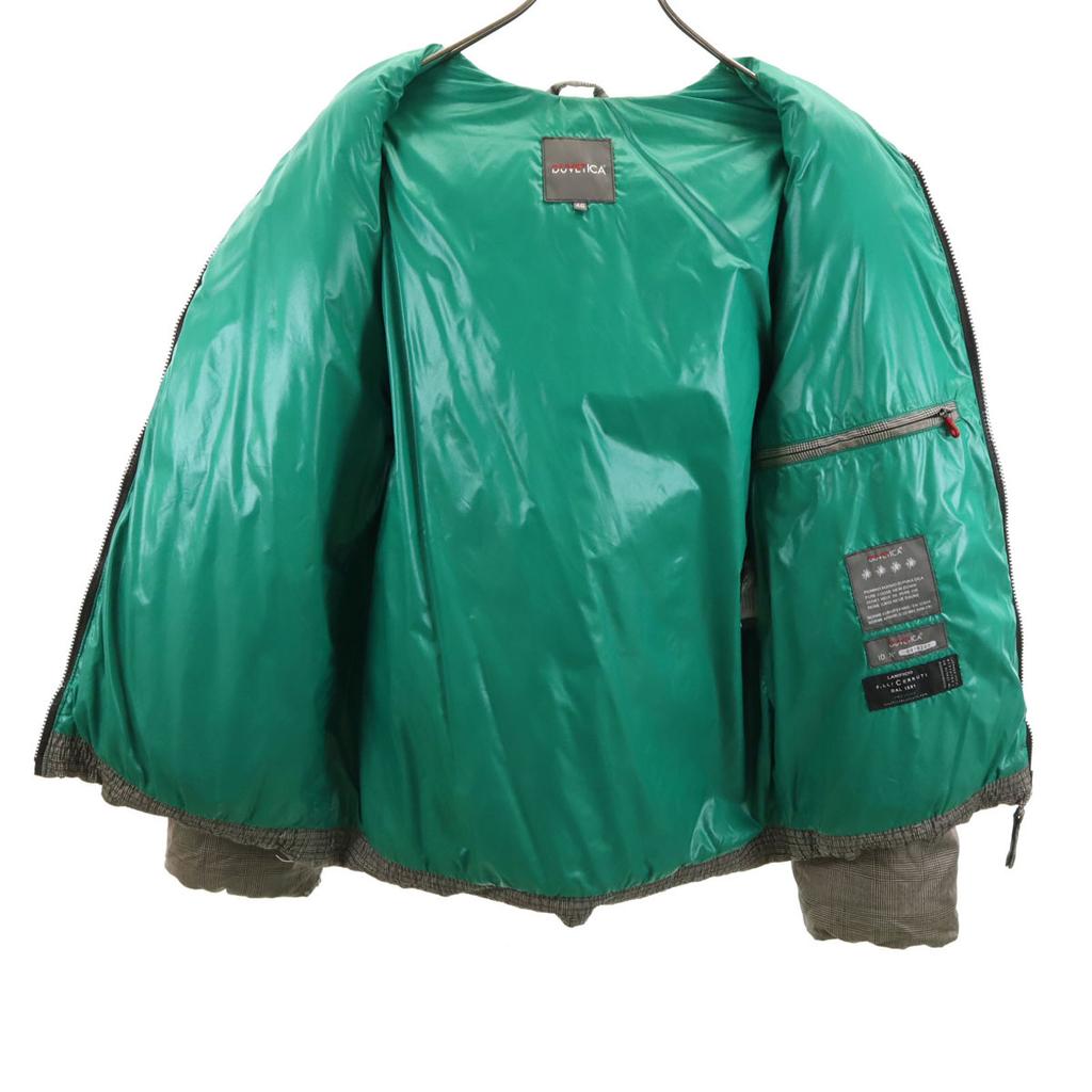 DUVETICA SHIPS Exklusiv Hergestellt in Bulgarien Glen Check Muster Daunenjacke Herren Gebraucht