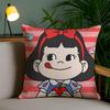 Candy Brand F-Fujiya Cushion Cover Plush Fabric Soft Double-Sided Printed Invisible Zipper Sofa Pillow Case Home Decor