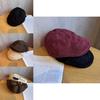 Retro Style Beret Hat For Women With Polyester Fabric Sun Protection And Adjustable Fit