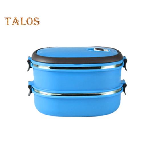 Lunchbox aus Edelstahl, isoliert, Thermo-Bento-Box, tragbar, leicht zu reinigen, Lebensmittelbehälter für Picknick im Freien