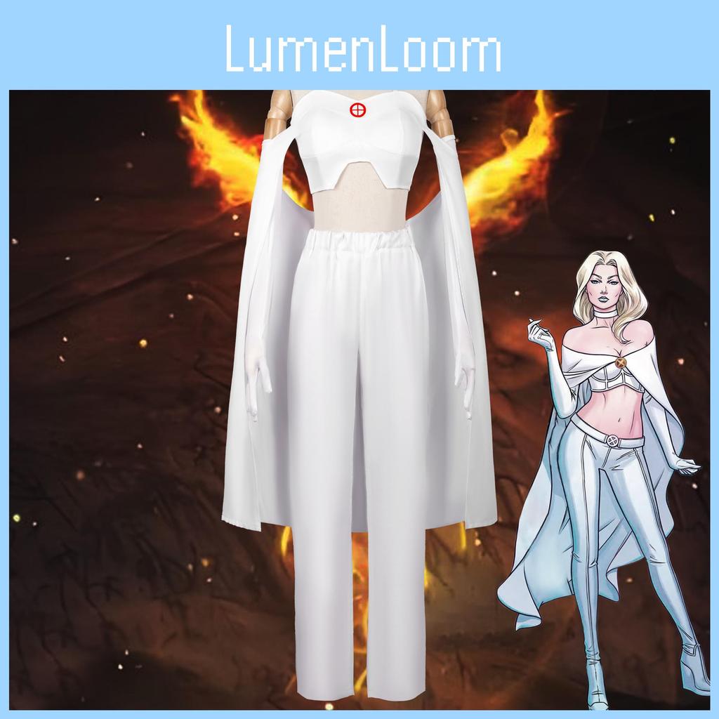 Grey Xmen Jean Summers Movie Superhero Cosplay Halloween Performance Costume