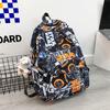 Schoolbag Backpack Men's and Women's Trend ins Personality Graffiti Large Capacity Casual Backpack Korean Edition Junior High School High School Bag