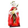 30cm Handmade Chinese Silk Makeup Figurine, Traditional Decoration for Home, Office Or