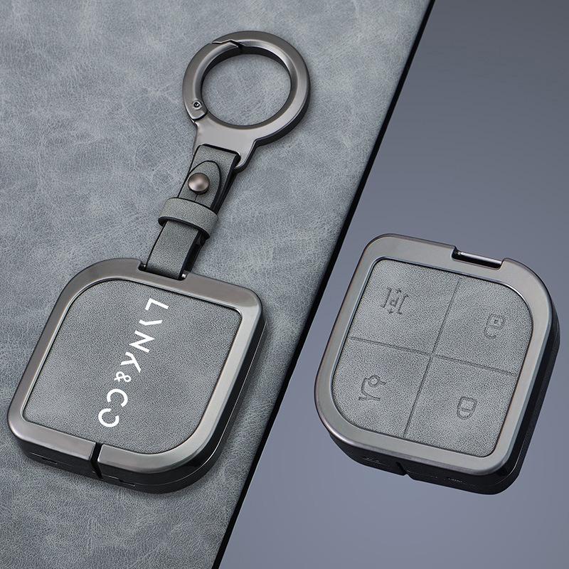 Lynk & Co 08 Key Case for 23-25 Models - Metal Protective Shell for Men's New Energy Cars