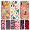 Colorful Love Heart Case For Samsung A16 A14 A12 A22 A32 5G A34 A42 A52 A54 A50 A70 A72 A30 A40 A20E A10S A02S A04S A06 Cover