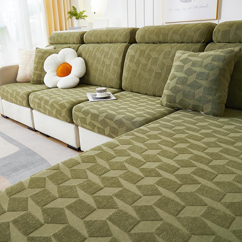 Small Fresh Sofa Cover, All-inclusive Universal Cover, New Style for All Seasons, Anti-cat Scratch, Anti-slip Elastic Sofa Cover