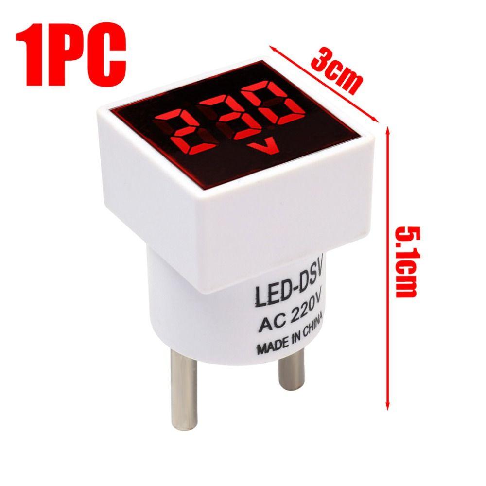 50-500V Test Indicator Light Voltmeter Universal Car Motorcycle Detector New Digital Voltmeter