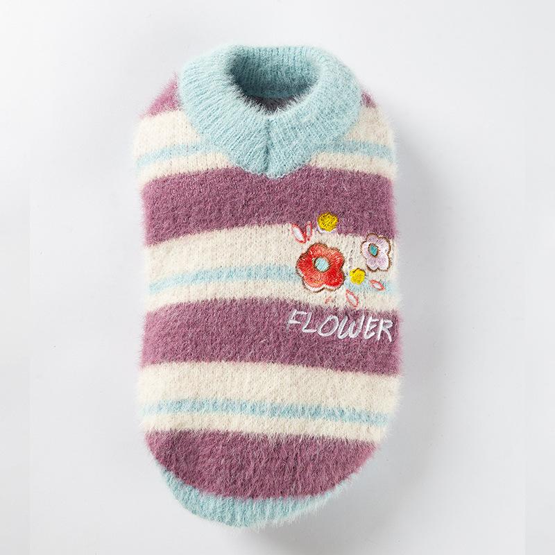 

Pet dog dog cat autumn and winter velvet two-legged sleeveless sweater go out to keep warm XS (recommended weight 1-2kg)