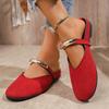 Baleriny Mary Jane Damskie Buty Miękkie Codzienne Płaskie Buty Damska Marka Przytulne Do Chodzenia Jednokolorowe Sandały Eleganckie