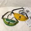 Color Contrast Crossbody Dumpling Bag Large Capacity Men Waist Bag Sports Chest Bag  Unisex