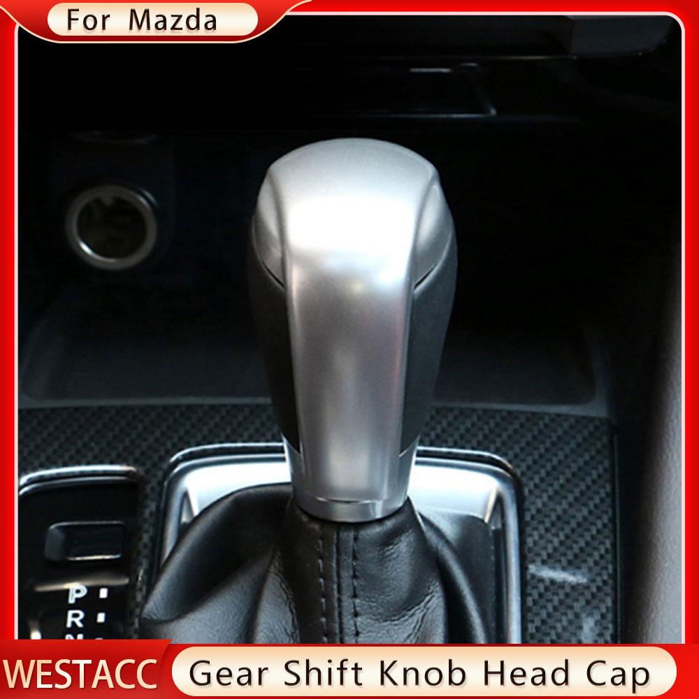 Capac de protecție autocolant pentru butonul schimbătorului de viteze pentru Mazda 2 3 6 BM GJ Demio CX3 CX5 CX8 CX9 Axela 2014 - 2022