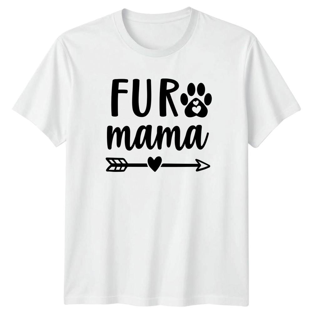 Fur Mama Unisexs TShirt Dog Mom Dog Mothers Day Gift For Her S